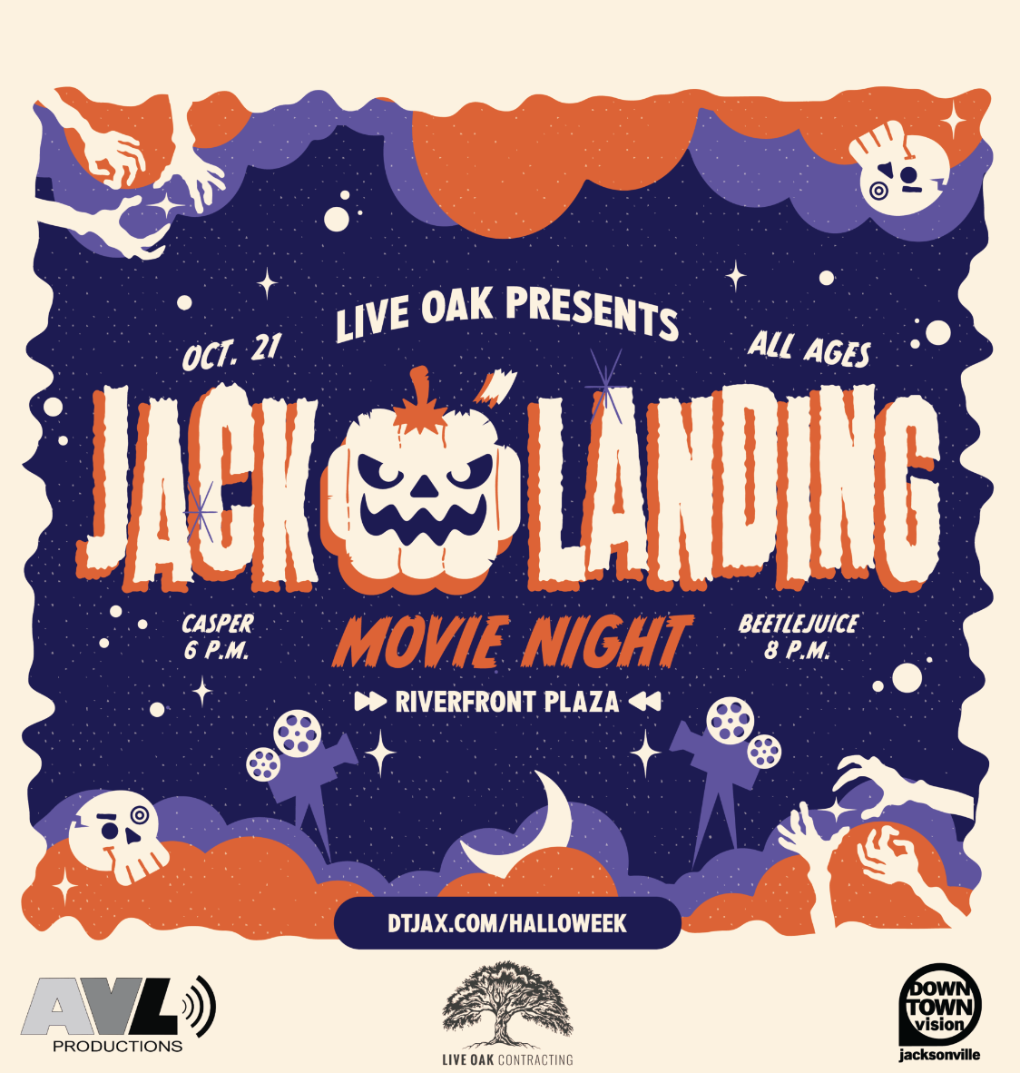 Jack O’ Landing Movie Night and Halloweek Scavenger Hunt happening